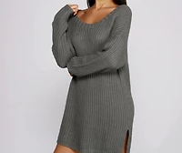 Cozy Knit Long Sleeve Tunic