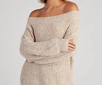 So Cozy Off-The-Shoulder Sweater