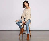 So Cozy Off-The-Shoulder Sweater
