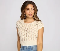 Boho Beauty Crochet Crop Top