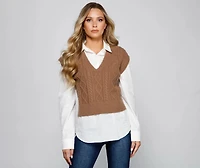 Preppy Trendsetter Layered Tunic