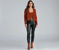 Winter Chills Knit Cardigan