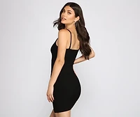 For The Thrill Of Knit Mini Dress