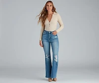 Preppy Affair Henley Long Sleeve Bodysuit