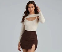 Keeping Knit Trendy Cable Top