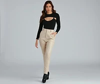 Keeping Knit Trendy Cable Top