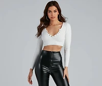 Snap A Pose Crop Top
