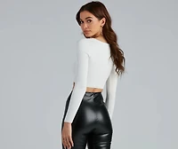Snap A Pose Crop Top