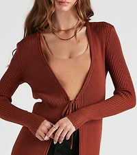Forever Fabulous Faux Fur Knit Duster