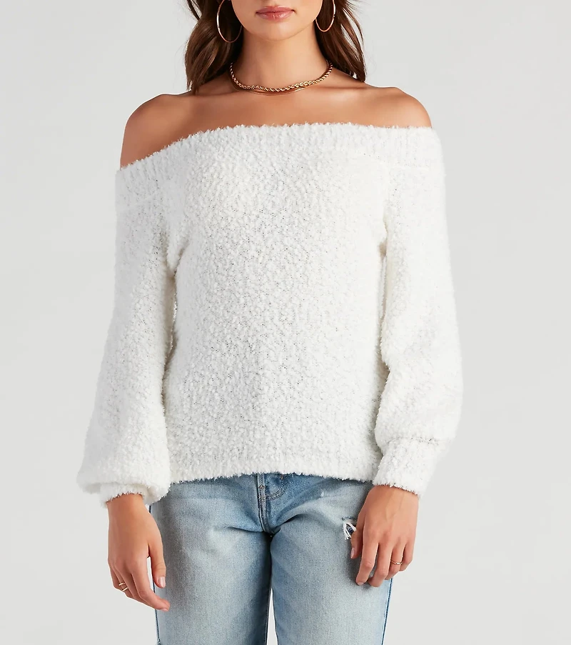 Season Chill Popcorn Knit Sweater