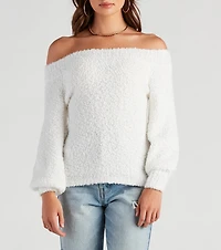 Season Chill Popcorn Knit Sweater