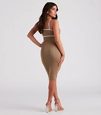 Spring The Fun Sweater Midi Dress