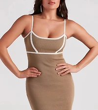 Spring The Fun Sweater Midi Dress