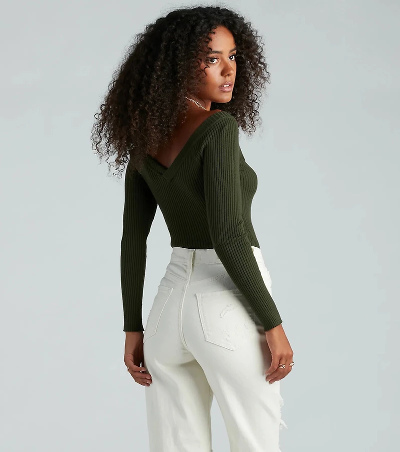 Basic Must-Have Ribbed Knit Bodysuit
