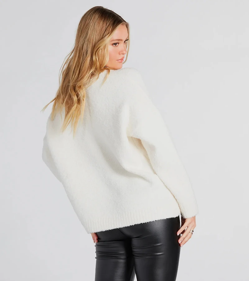 Sweet Chills Chenille Crew Neck Sweater