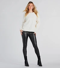 Sweet Chills Chenille Crew Neck Sweater
