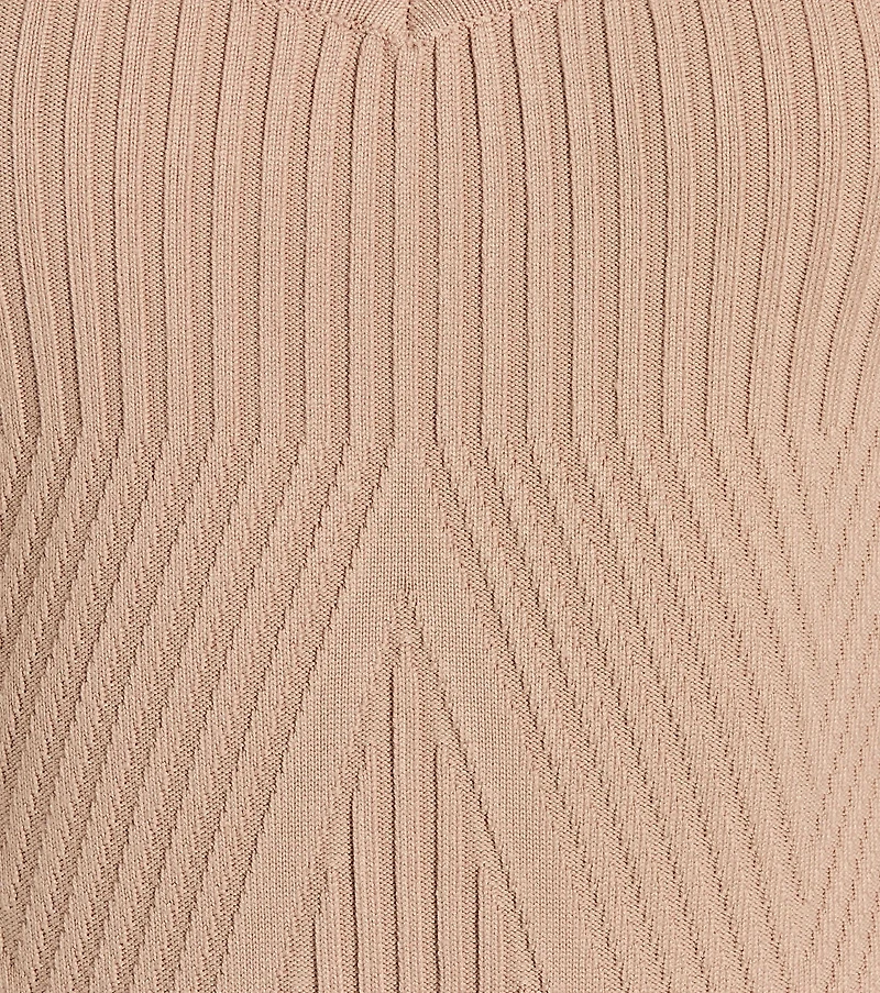 Up A Notch Sleeveless V-Neck Knit Bodysuit