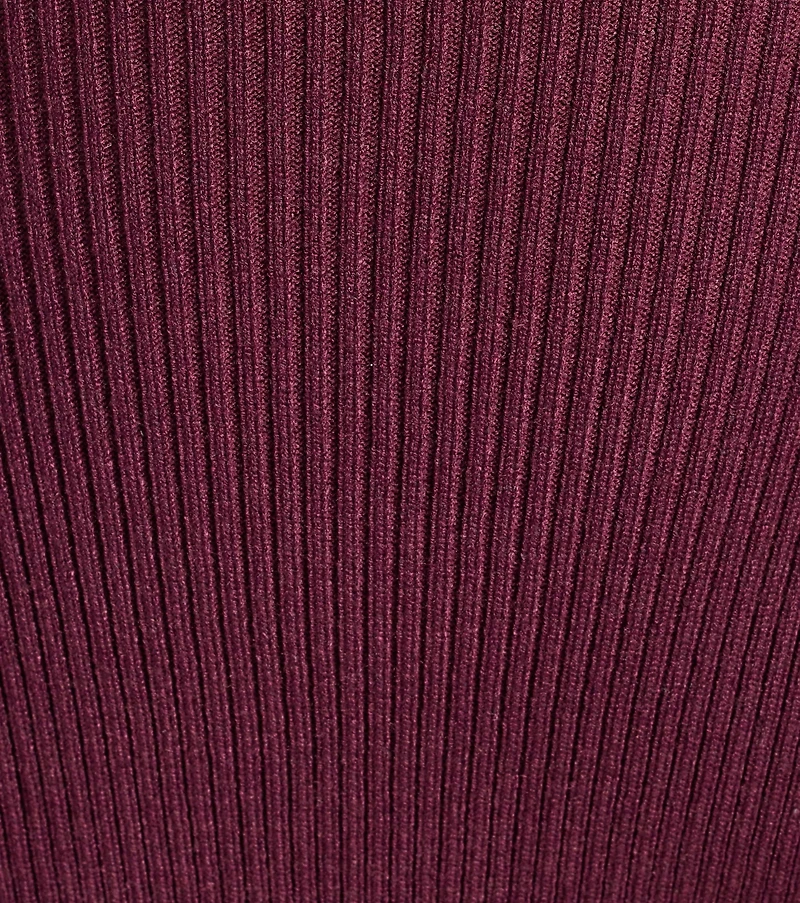 Chic Staple Ribbed Knit Skater Dress