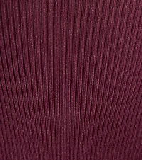 Chic Staple Ribbed Knit Skater Dress