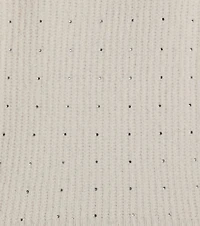 Cozy Sparkle Rhinestone Ribbed Knit Sweater