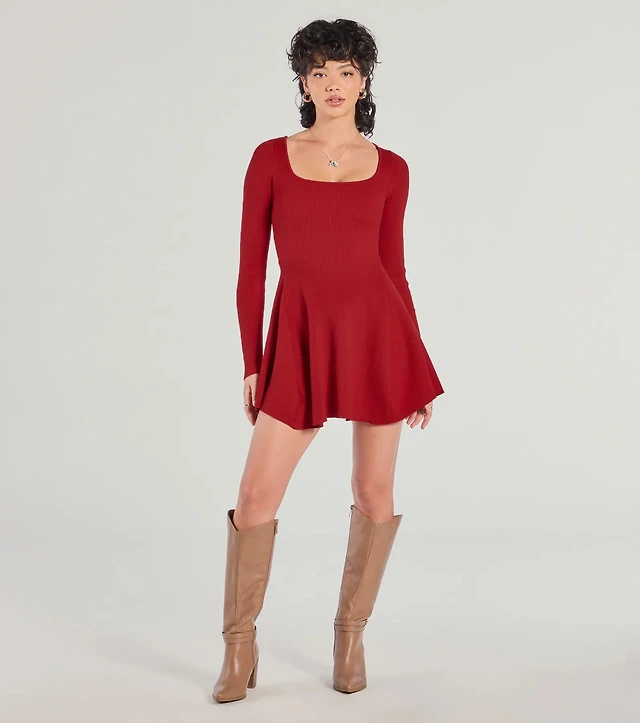black and cream knitted dress Black & Cream Sweater Dress | Love Marlow Boutique 3x / Black