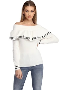 Prepped Success Long Sleeve Top