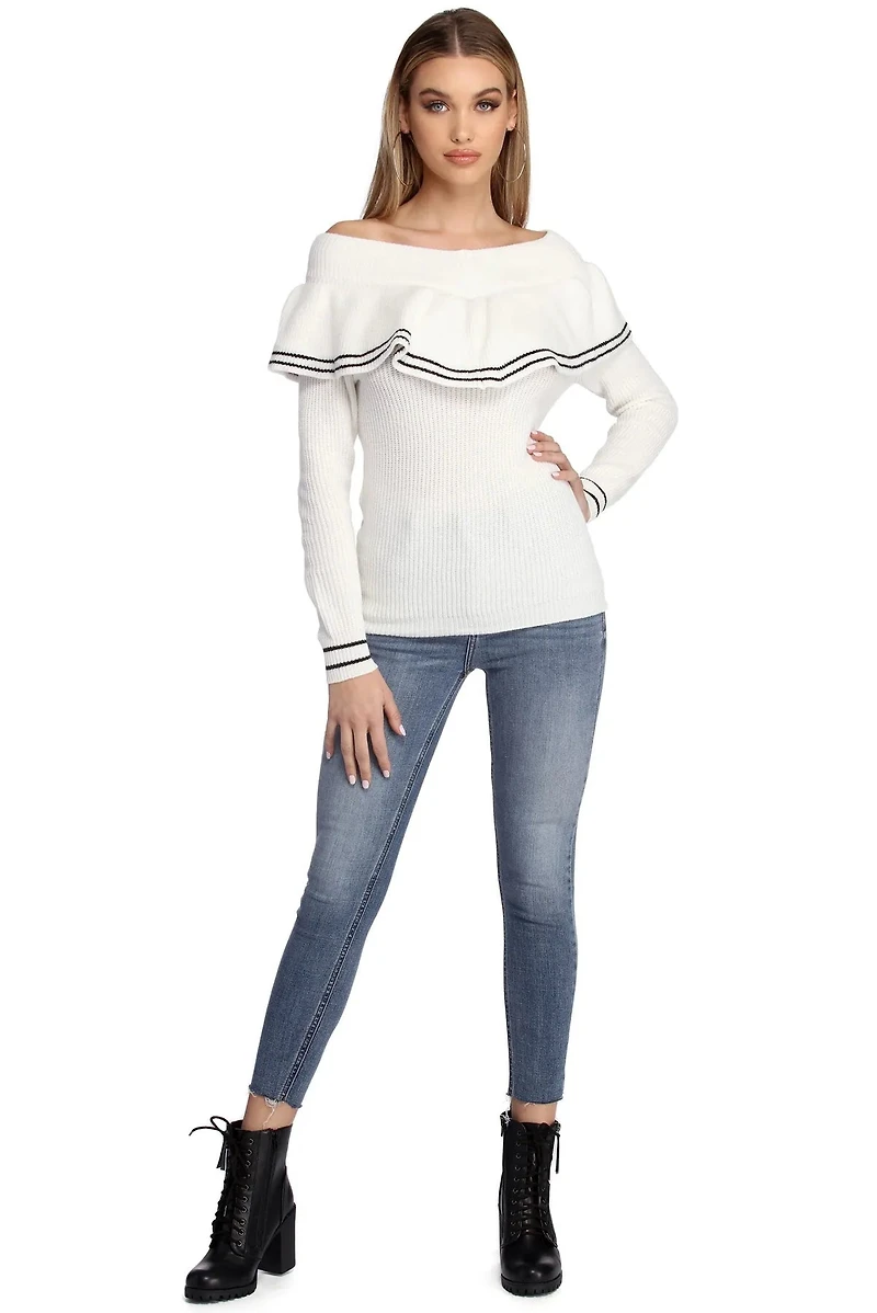 Prepped Success Long Sleeve Top