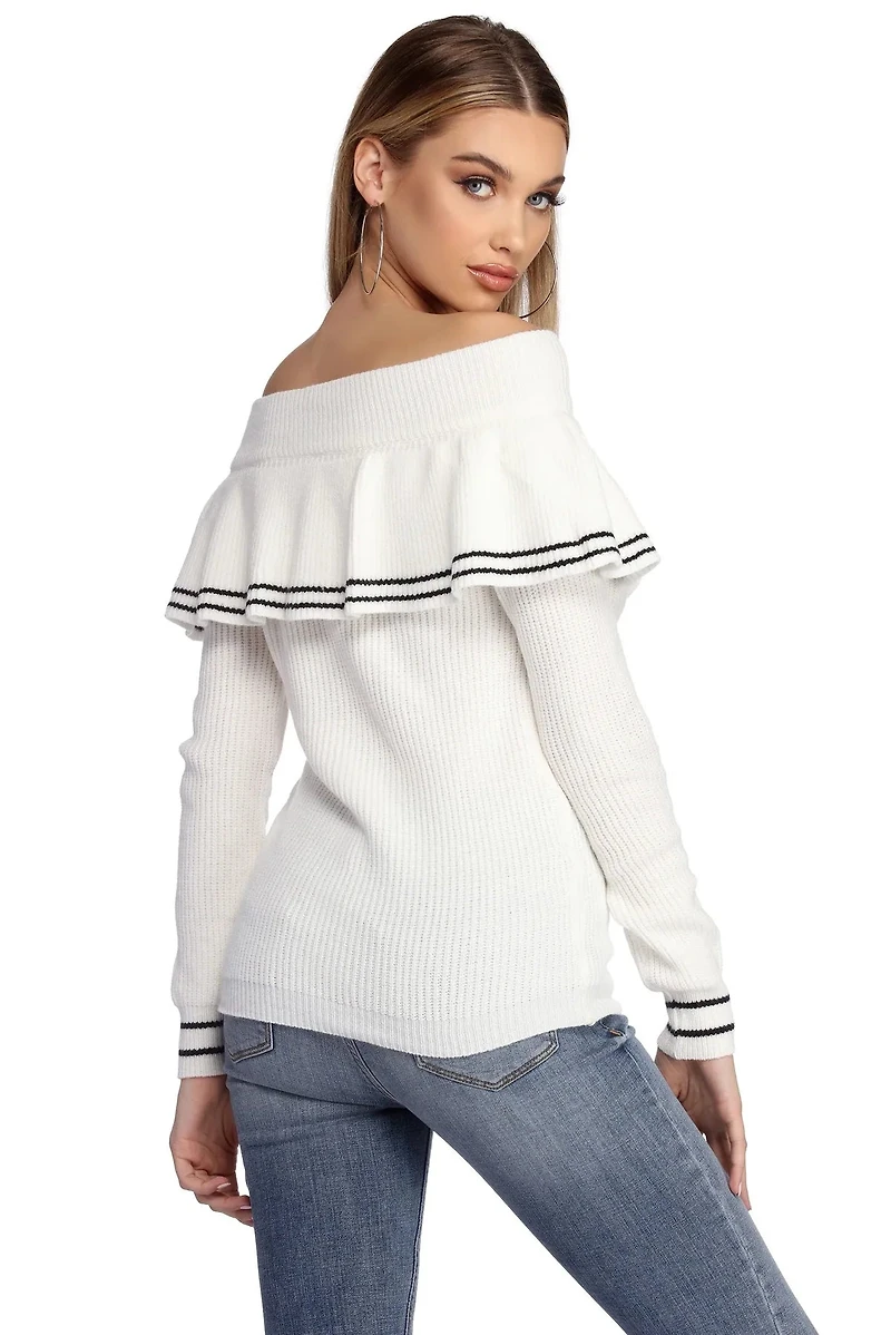 Prepped Success Long Sleeve Top