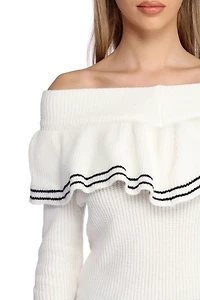 Prepped Success Long Sleeve Top