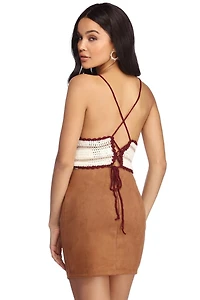 Cutie Crochet Crop Top