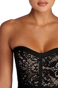 Lace To Midnight Bandage Dress