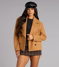 Street Classic Faux Wool Coat