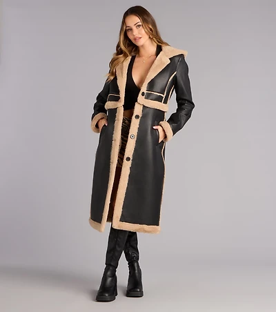 Cold Front Cutie Convertible Trench Coat