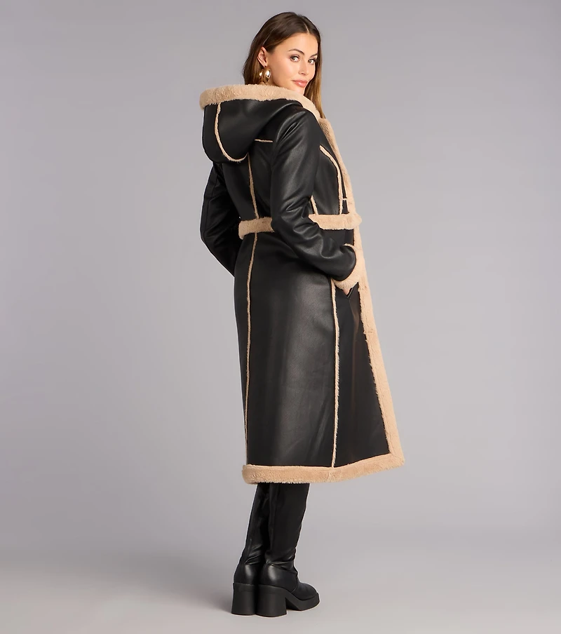 Cold Front Cutie Convertible Trench Coat