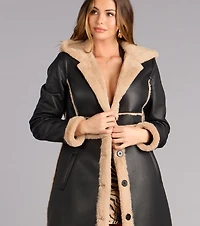 Cold Front Cutie Convertible Trench Coat