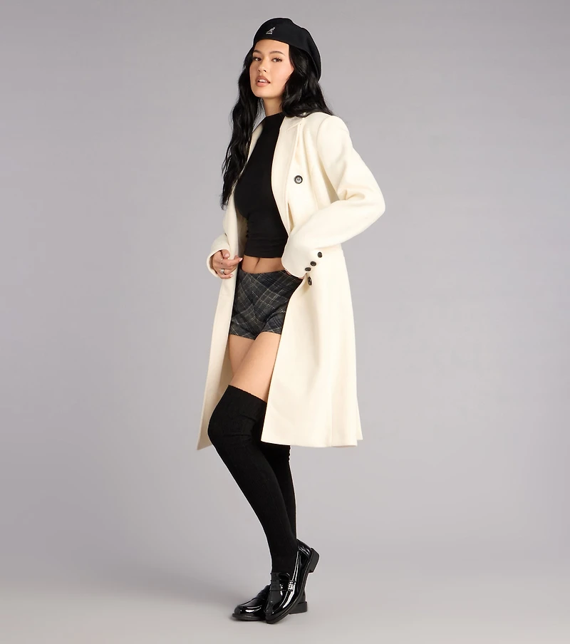 Polished Mood Double Breasted Trench Coat