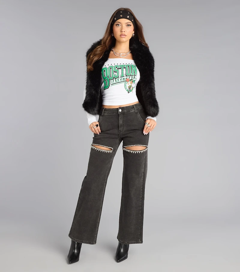 Cold Girl Faux Fur Vest