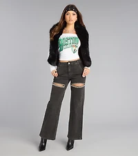 Cold Girl Faux Fur Vest