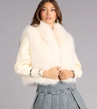 Cold Girl Faux Fur Vest