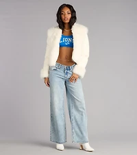 Frost Mode Faux Fur Puffer Jacket