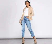 Penny-Lane Faux Suede Jacket