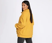 Oversized Teddy Jacket