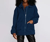 Oversized Teddy Jacket