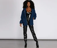 Oversized Teddy Jacket