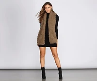 Feelin' Frisky Faux Fur Vest