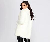 No Chill Faux Fur Long Jacket