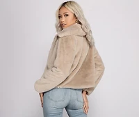 Cozy Feels Faux Fur Jacket