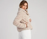 Perfect Illusion Faux Fur Jacket