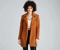 The Essential Fleece Trench Coat