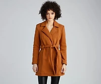 The Essential Fleece Trench Coat